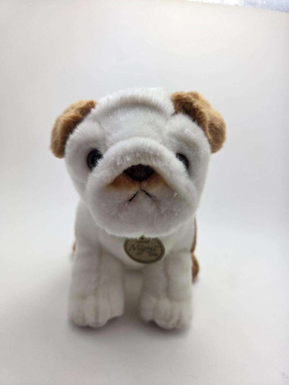 Aurora Miyoni Tots Bulldog Plush, Vintage Collectible (9 inch)